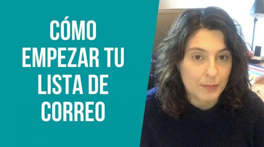 Como empezar tu lista de correo